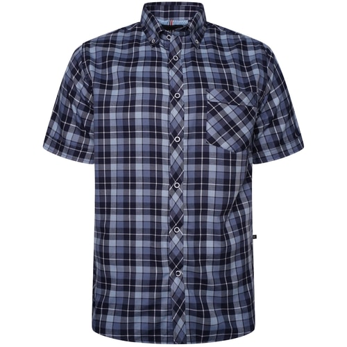 KAM Short Sleeve Check Shirt